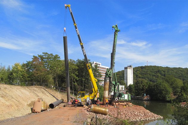 Osthafenbrücke, Saarbrücken-1