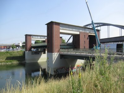 Hafen Mannheim - Mühlauhubbrücke