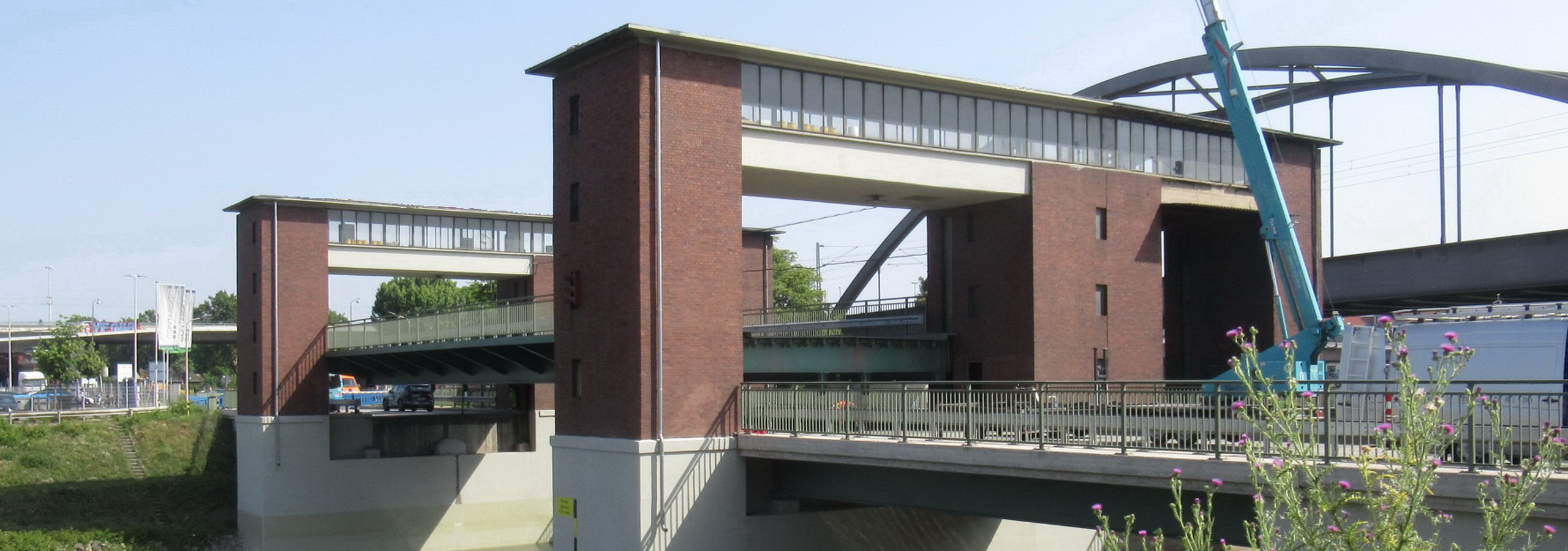 Hafen Mannheim - Mühlauhubbrücke