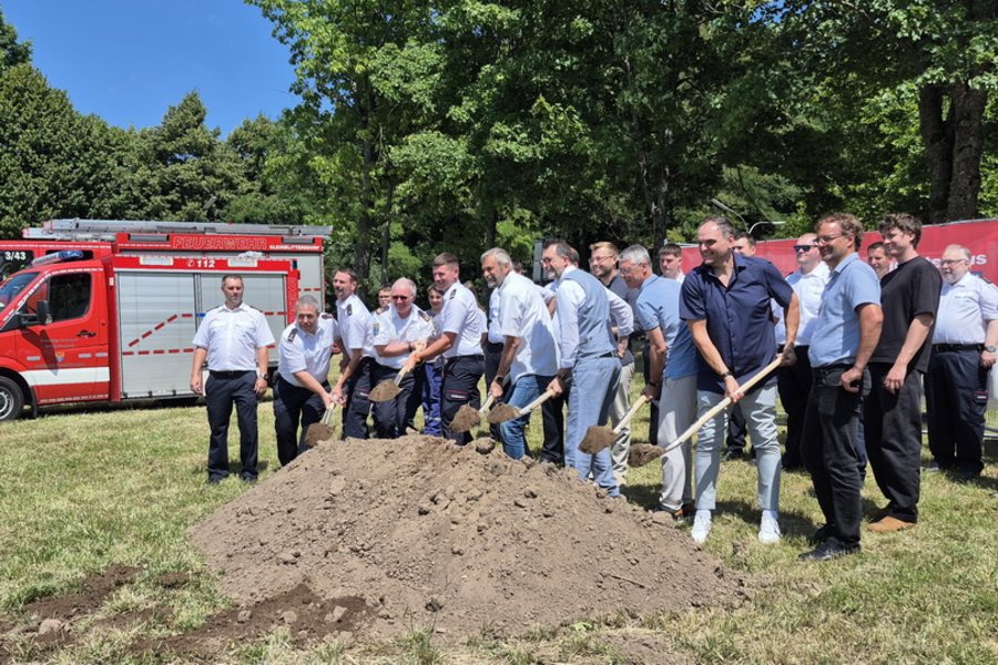 Baubeginn Feuerwehrgerätehaus Kleinblittersdorf